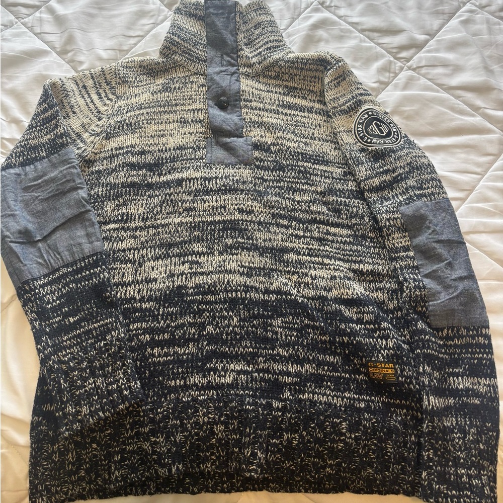 G-Star RAW Arizona 1/2 Zip Knit Size Youth L